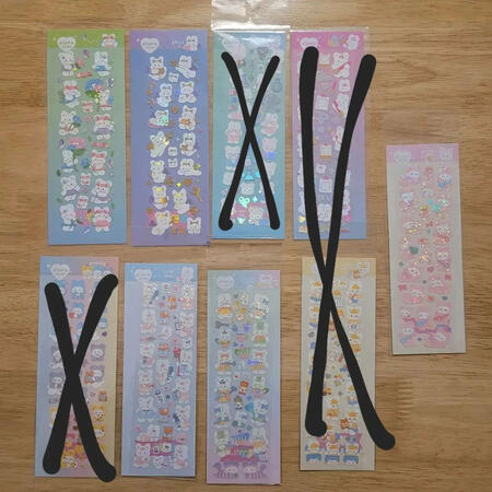 ✅x2 ✅x2 ❌❌✅x2 | ❌✅✅❌